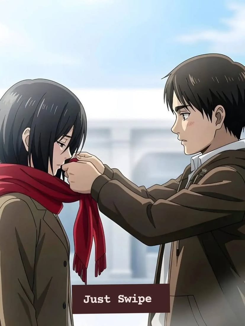 Mikasa's Red Crochet Scarf - Image 1